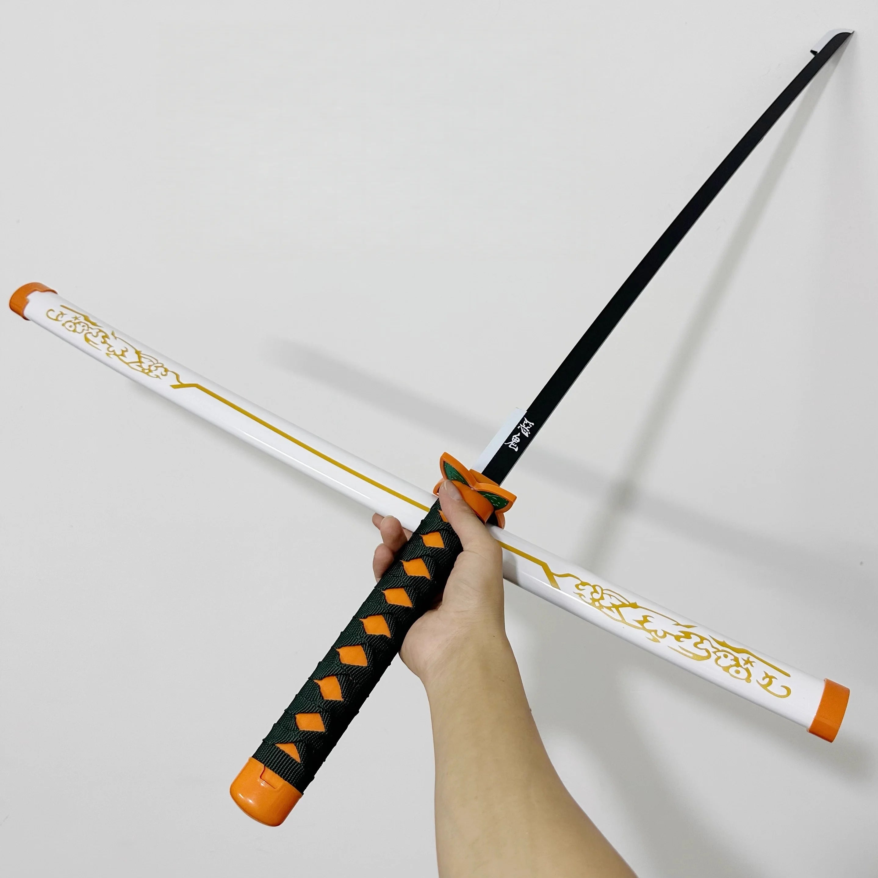 40inch Bamboo Katana Anime Cosplay Costume Prop Large Safe Ninja Knife Blade Real Size Japanese Original Samurai Sword Toy Gift