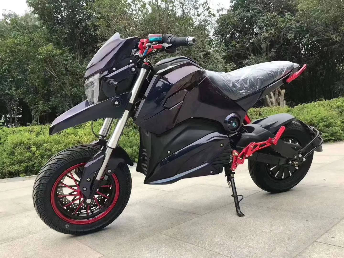 New Fashion M5 M6  1200W 2000W Lead Acid Battery Lithium Battery 60-100km Adult Racing Electric Motorcycle