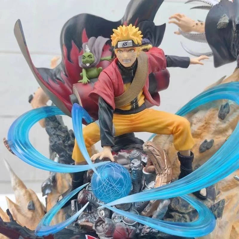 30cm Anime Peripherals Figure Uzumaki Naruto Can Glow Anime Model Collect Pvc Desktop Ornament Decorations Children Toys Gift
