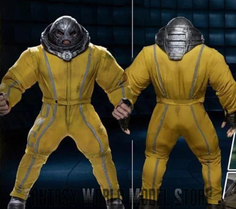 1/12 Scale Villain Tank Classic Yellow Long Sleeved Combat Uniform Coat Pants Making Old Version Fit 6" Male Action Figure Body