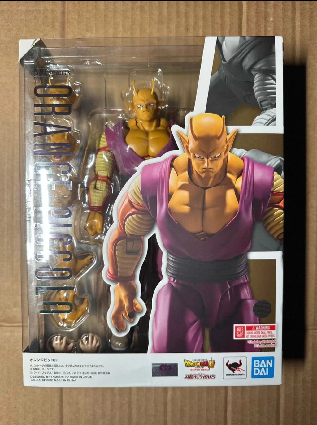 Original BANDAI S.H.Figuarts SHF Dragon Ball Z Orange Piccolo Bick Big Devil in Stock Anime Figure Model Collection