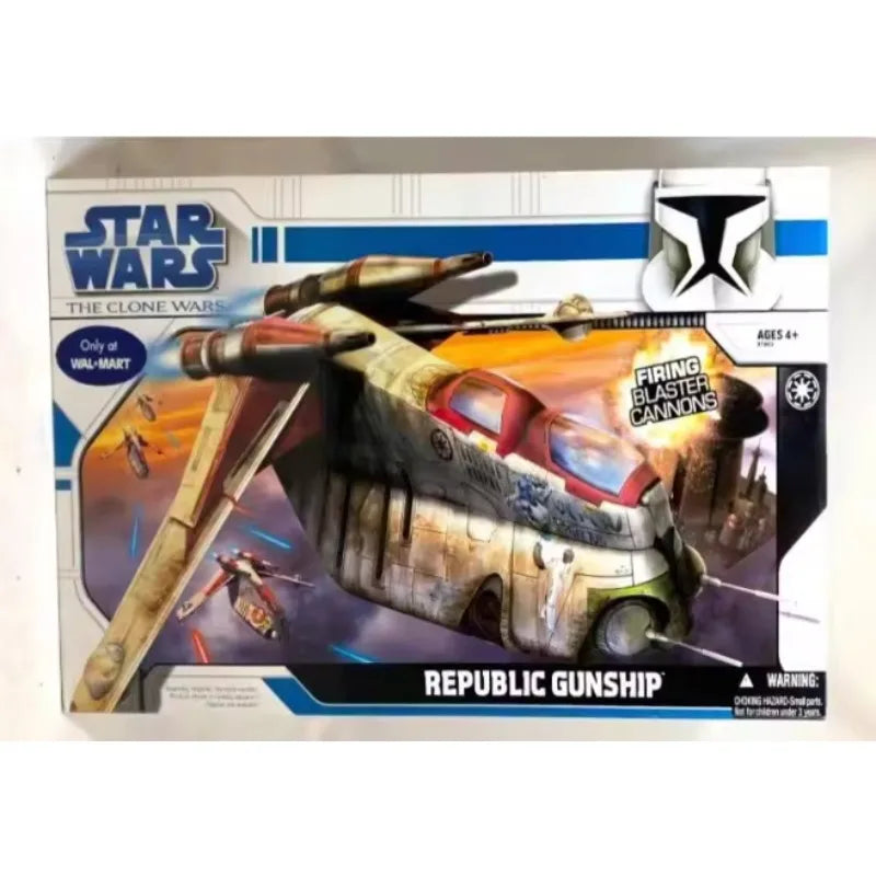 New Original Hasbro Star Wars THE CLONE WARS REPUBLIC GUNSHIP Action Figure Toys Gift Model