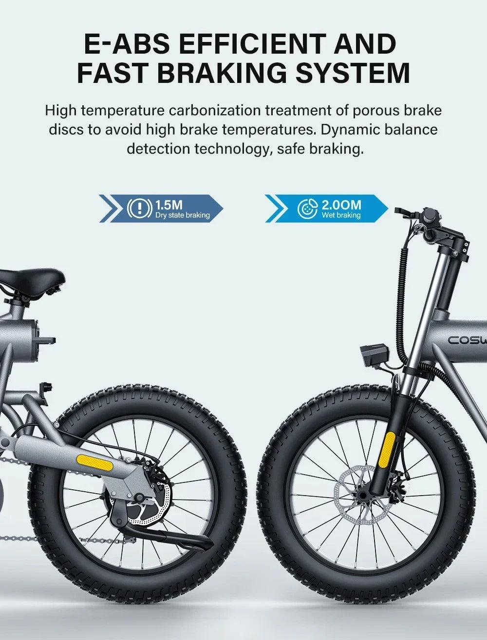 Coswheel T20 Electric bike peak 1500W motor 48V20AH battery Hydraulic brakes Electric Bicycle Off-road 45km/h off road E-bike