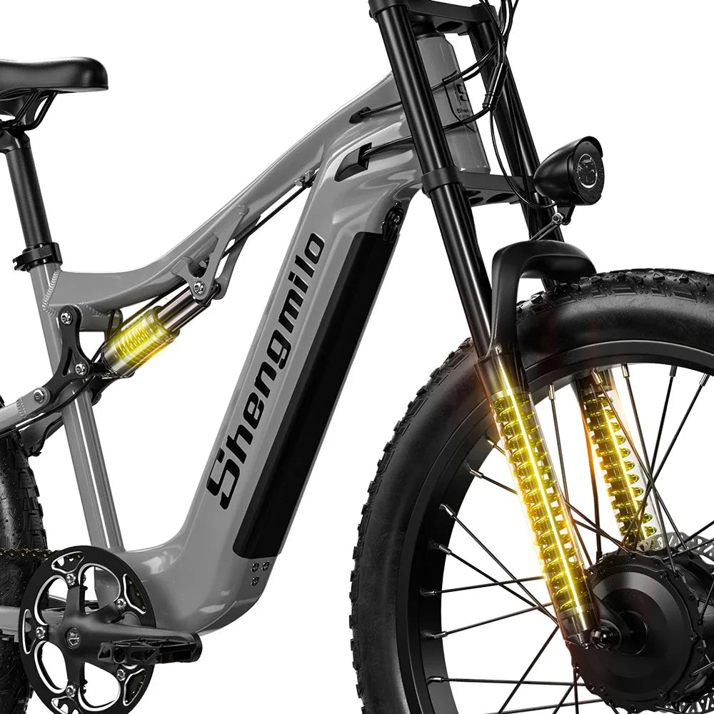 26" Electric Bike 2000W E-Bike For Adults Dual Motor Bicycle  30mph Fat Tyre~