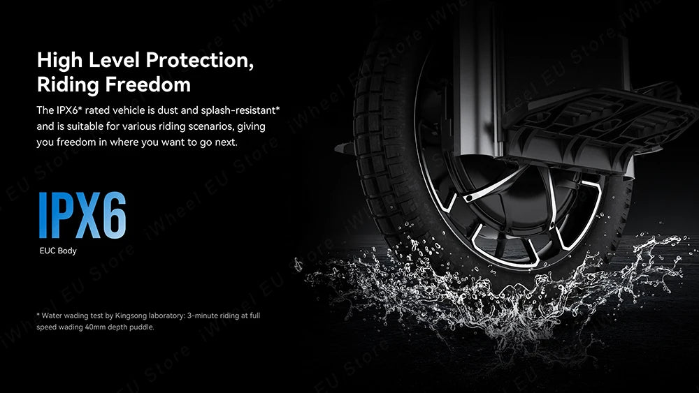 KingSong F22 Pro 176.4V 3108Wh 5500W Motor Samsung 50S 130km/h 10mm Suspension Travel Off-Road Tire Electric Unicycle