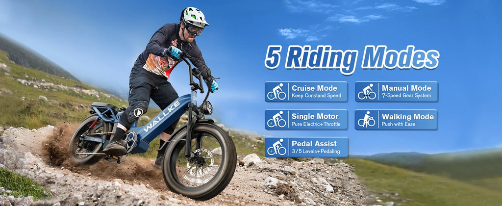 H7 Ultra 4000W Long Range Electric Bike for Adults, Solar Charge Supported Fat Tire E-Bike with Portable Power Output, Al