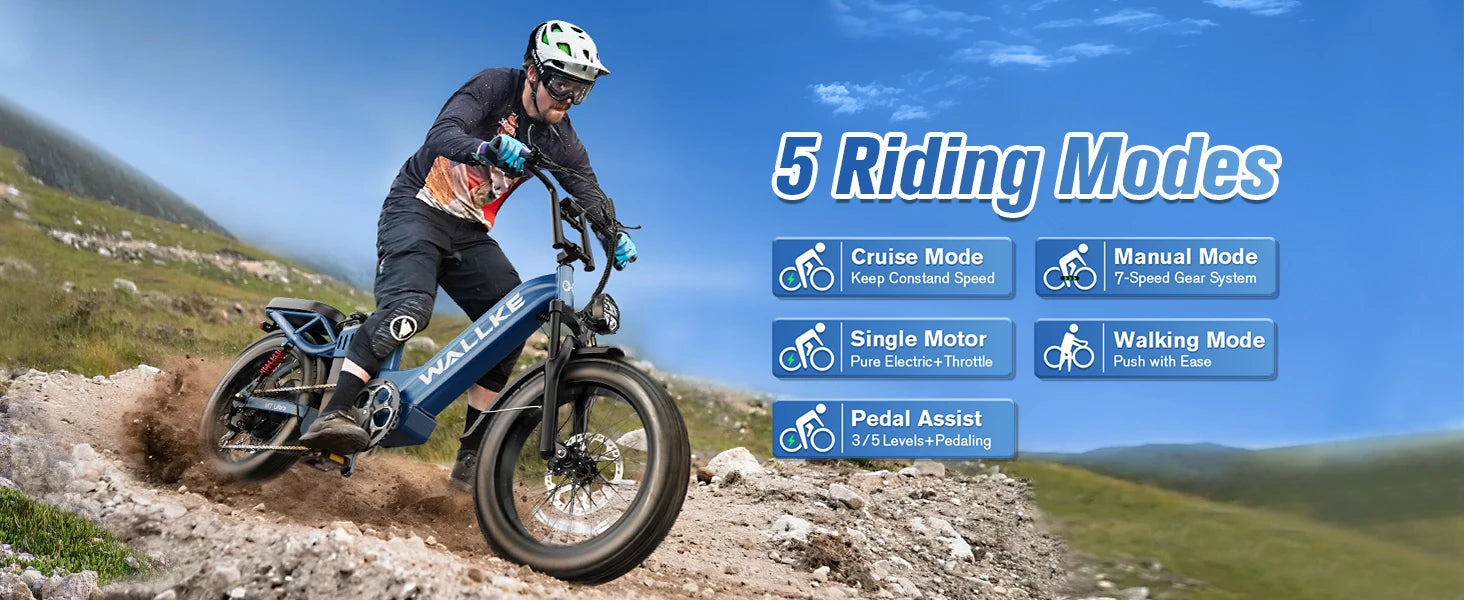 H7 Ultra 4000W Long Range Electric Bike for Adults, Solar Charge Supported Fat Tire E-Bike with Portable Power Output, Al