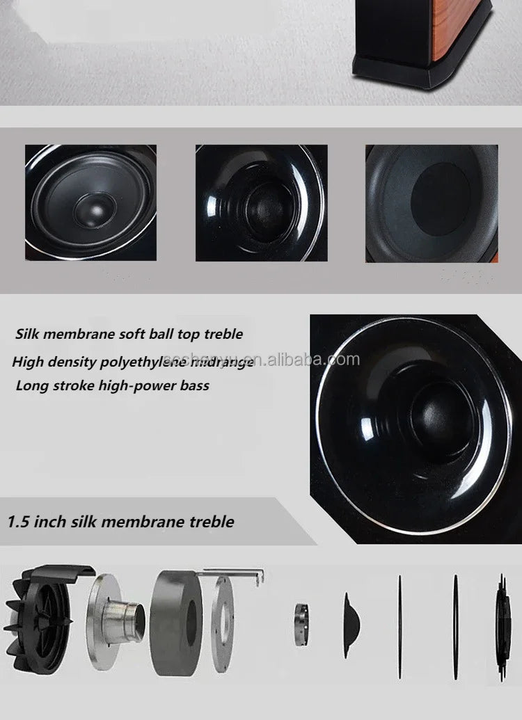 SoundHot Selling 5.1 Home Theater System Wooden Box Powerful Sound Karaoke Speaker Home Theatre Systems