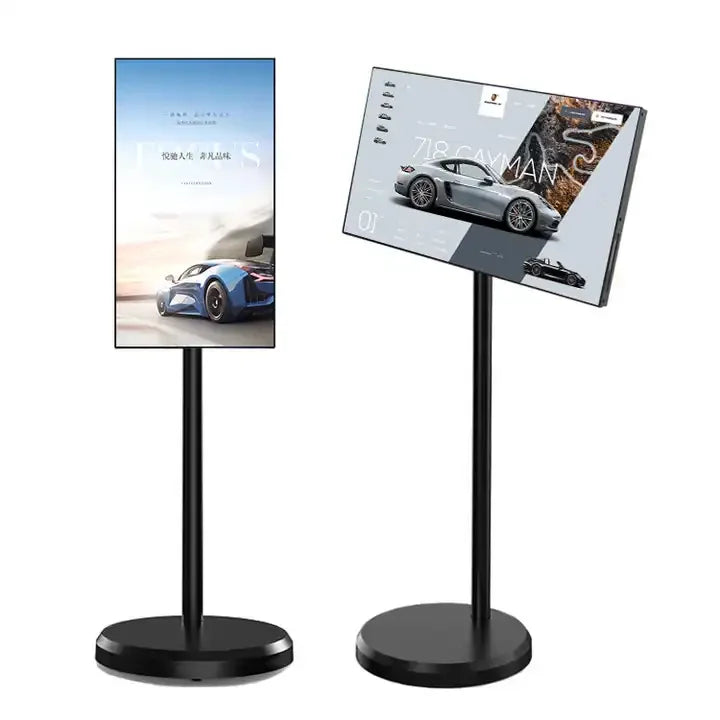 2024 Popular Portable Tv With Battery Fitness Game Video Android 21.5 Inch Stand By Me Smart Tv  Bluetooth Reomte Option