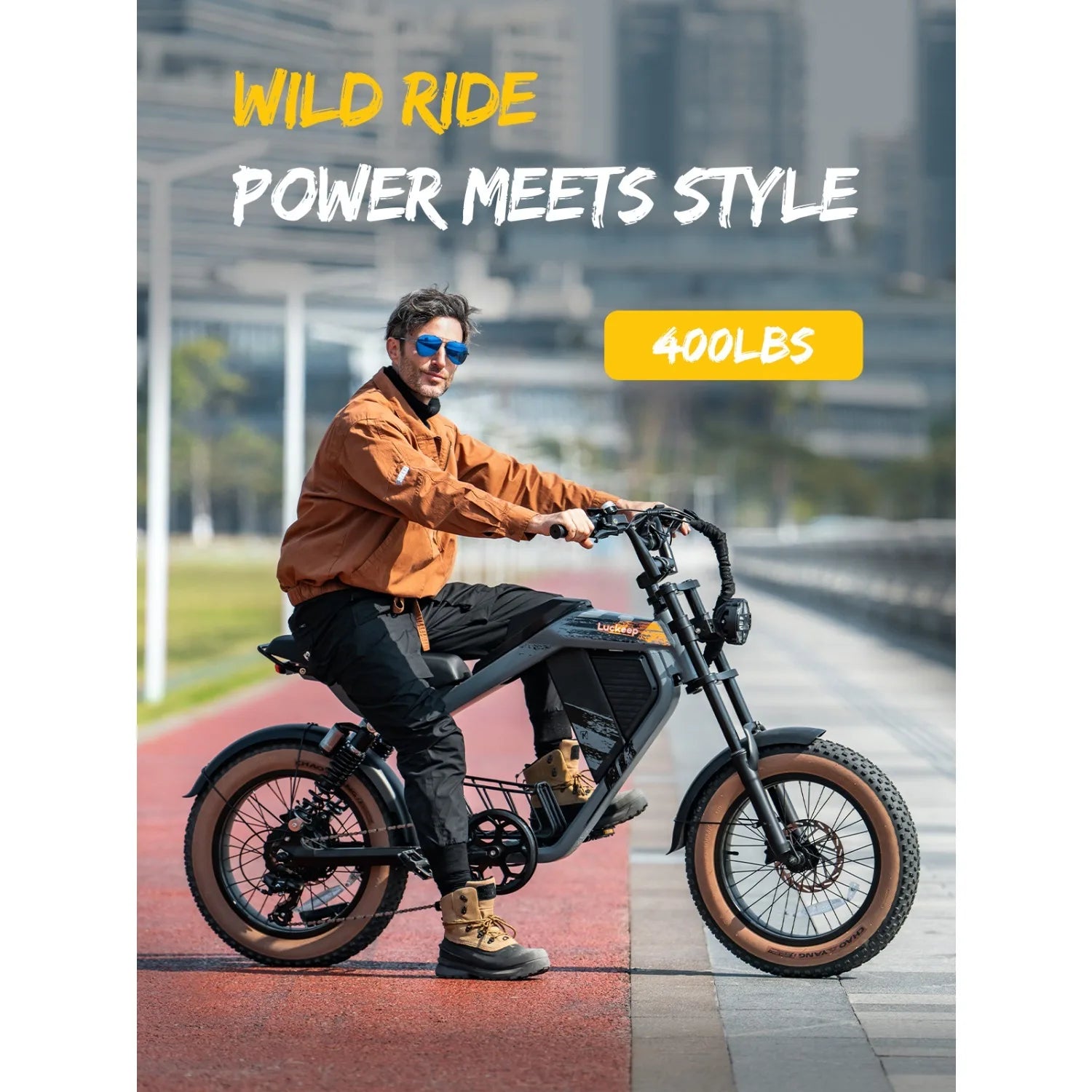 E-Bike 1500W Motor 52V20AH All-terrain Fully Suspended Off-road Motorcycle Electric Bike 20*4.0-inch Fat Tire  Electric Bicycle
