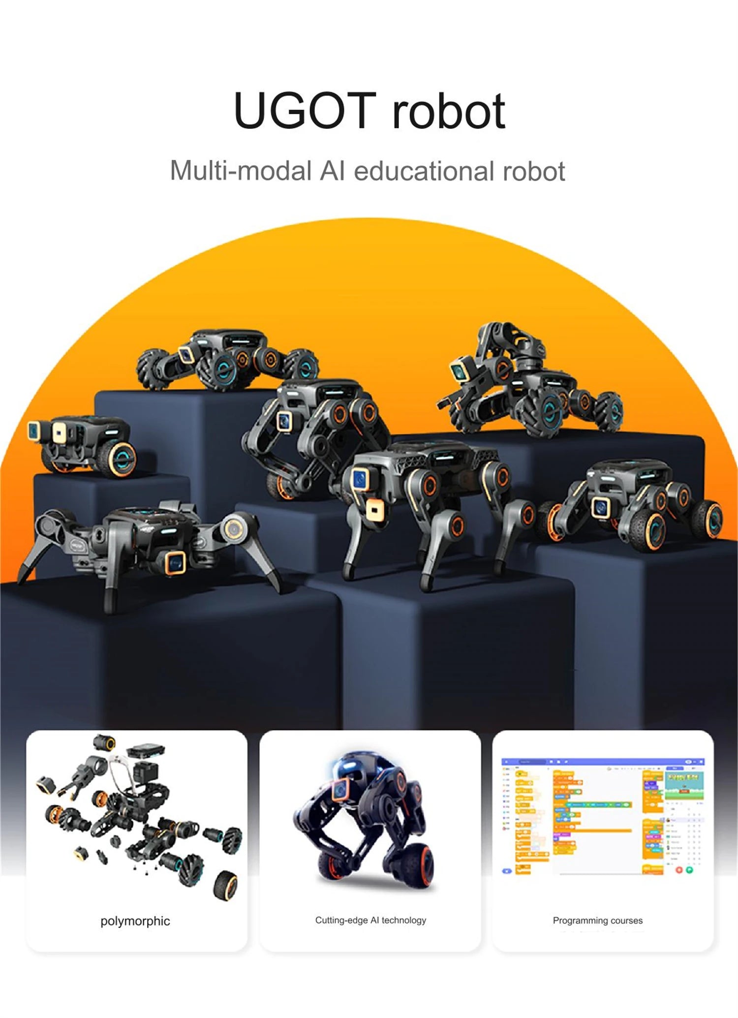 UBTECH UGOT Multi-morphic AI Educational Robot