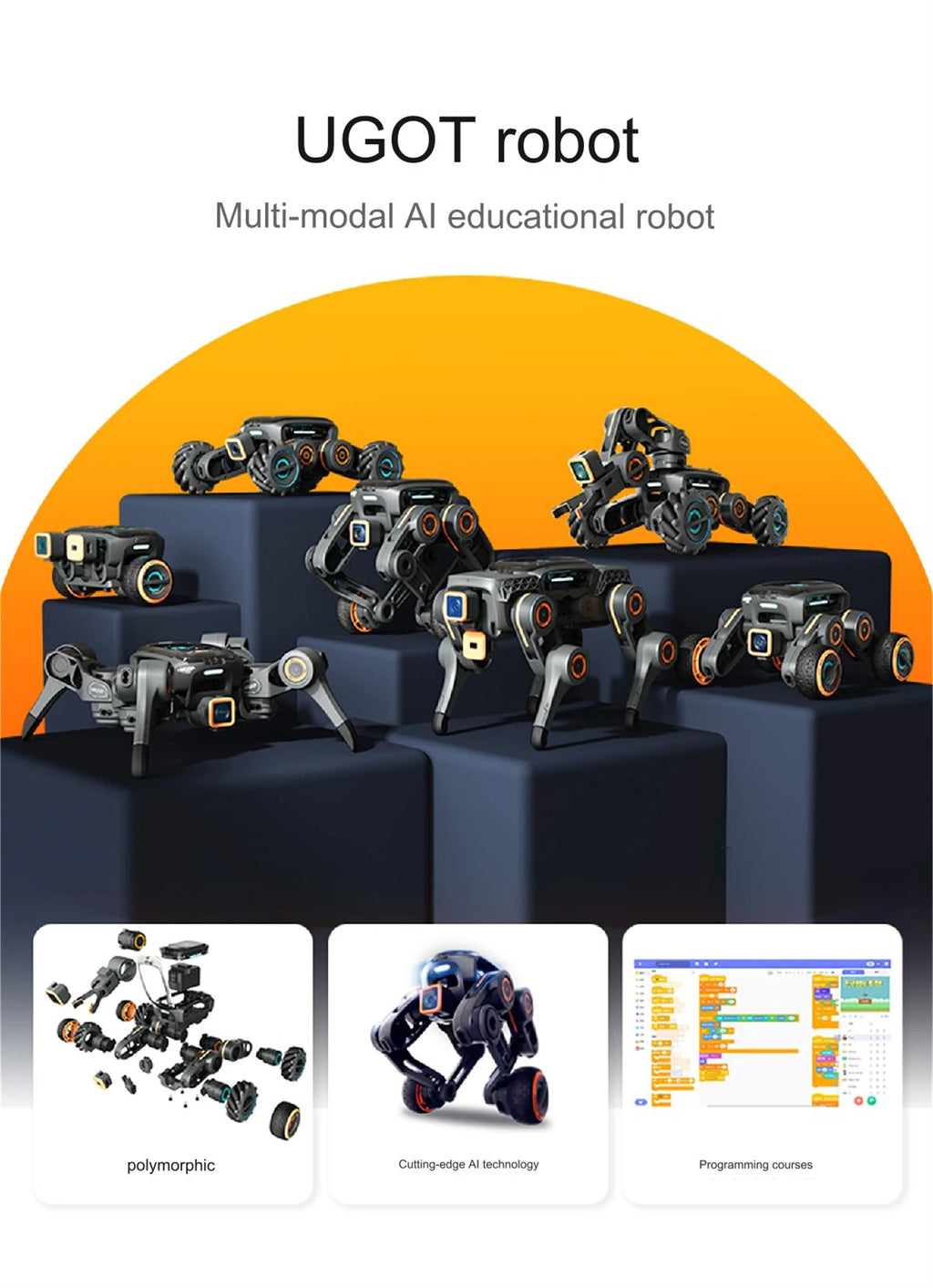 UBTECH UGOT Multi-morphic AI Educational Robot