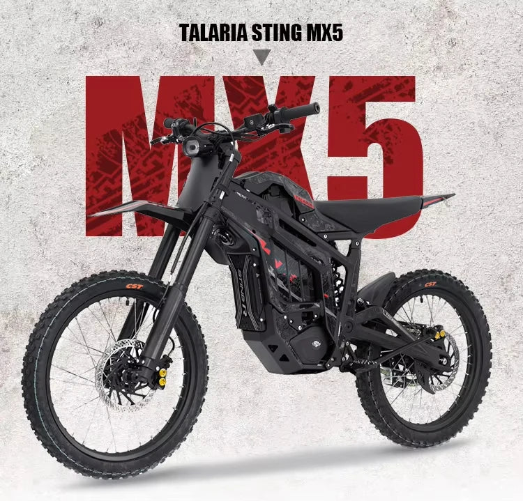 13.4kw 72v 40Ah Off Road Electric Motorcycle MX5 Sting R Pro