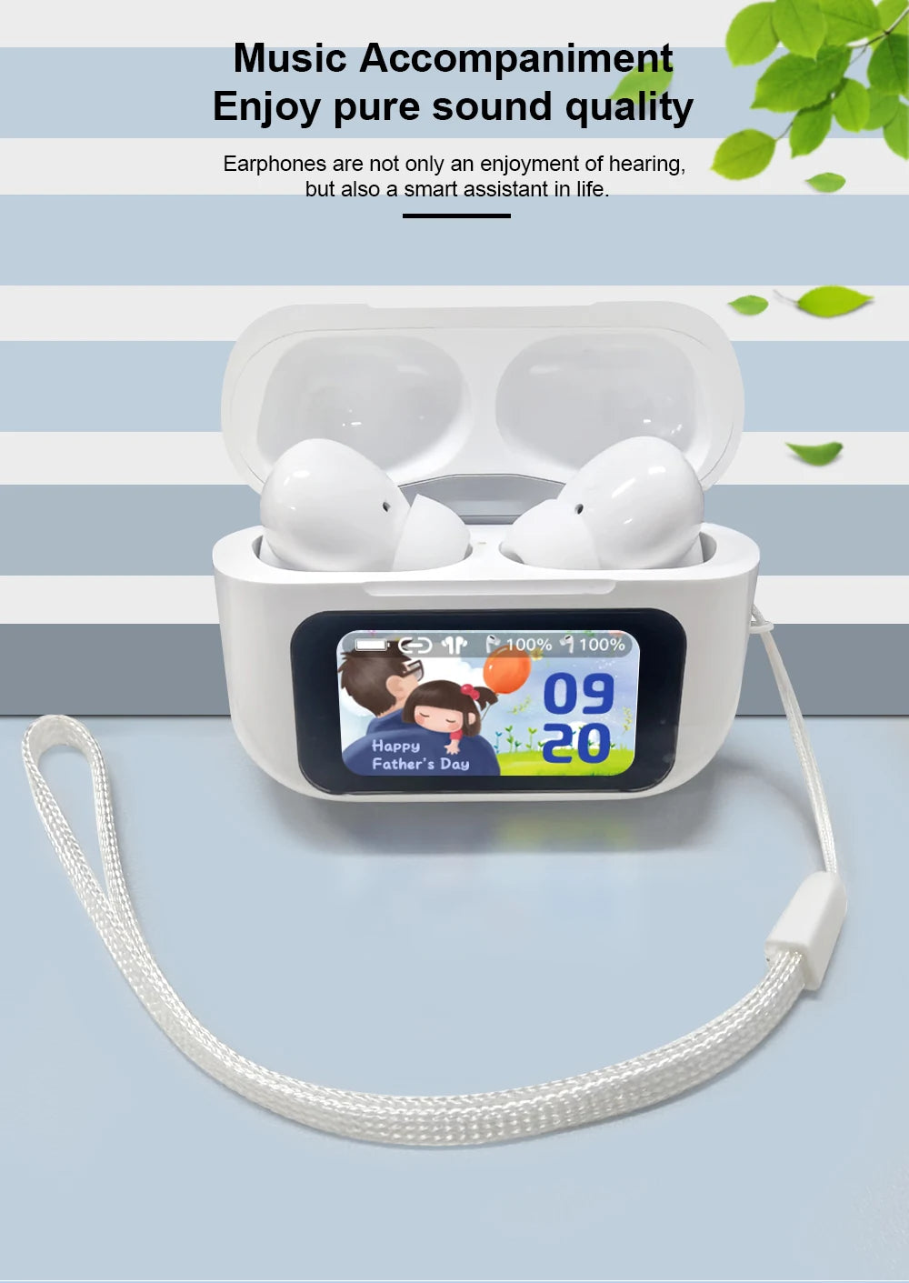 New Air Pro Wireless Bluetooth Earphones Headphones ANC Noise Reduction HiFi Sound Low Latency Earbuds HD Music Touch Headsets