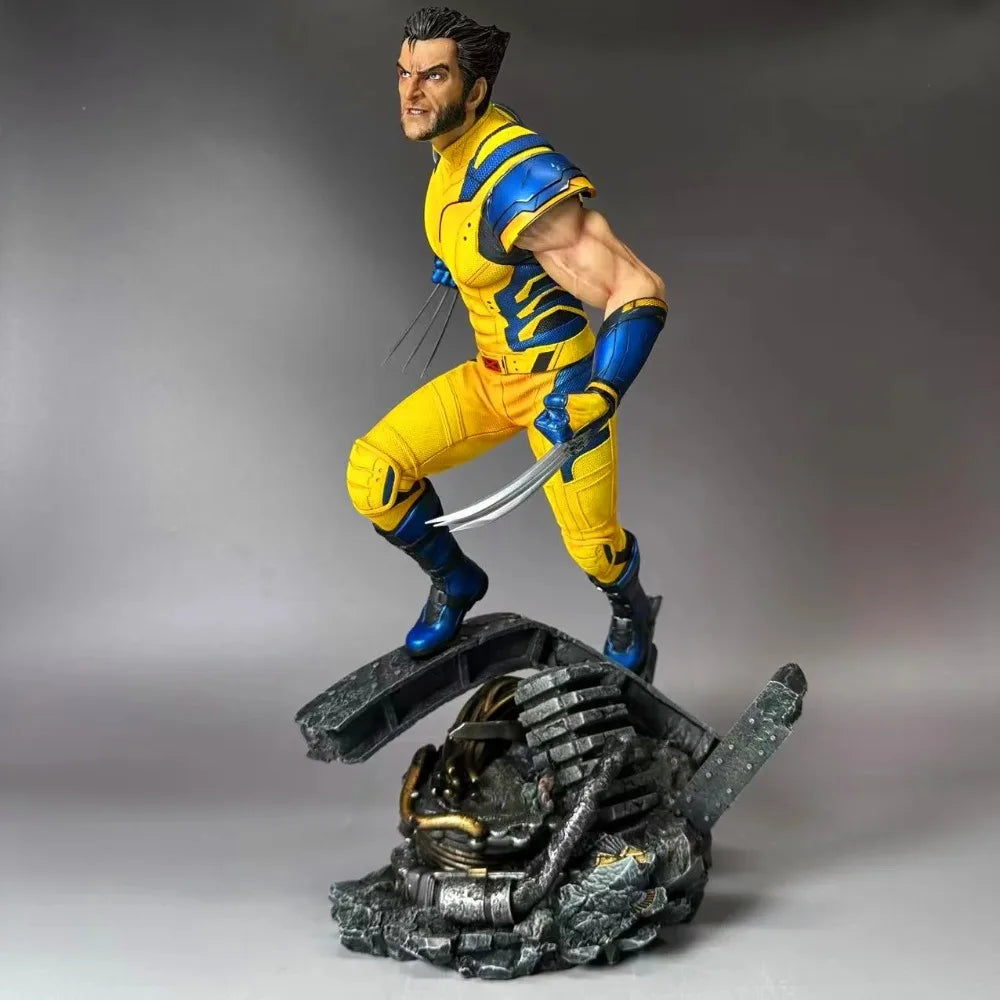 50cm New Anime Figure Wolverine Peripheral Resin Model Scene Collect Statue Desktop Decoration Ornaments Birthday Gifts Toys