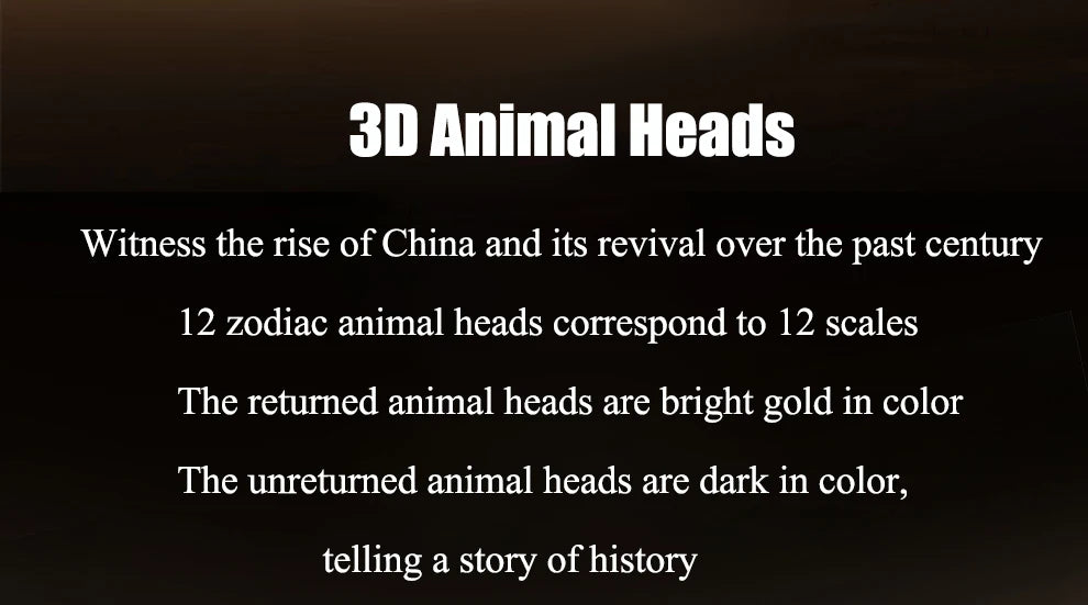 Haofa Center Tourbillon Watch 3D Chinese zodiac Animal Sculpture Manual Tourbillon Sapphire Waterproof Limited Watches Men 2000