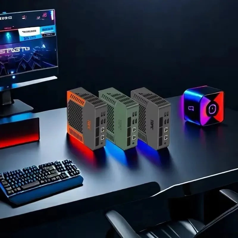 Dual LAN Mini Gaming PC AMD Ryzen 9 7940HS R7 7840HS Mini PC 16GB DDR5 512GB SSD Mini Computer 4K HDMI Dual Display Mini Desktop