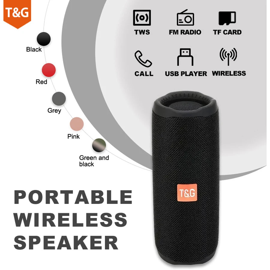 Wireless Portable Bluetooth Speaker Caixa De Som Blutooth Music Sound Box For Radio FM Subwoofer Blootooth Audio Hand Free Baffe