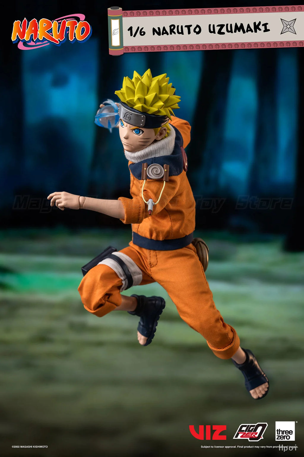 【In Stock】Threezero FigZero NARUTO Naruto Uzumaki Figures Toys