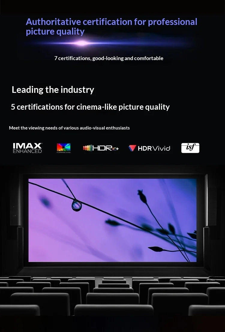 XGIMI RS 20 Projector Triple Laser 3200 ISO Dolby HDR10 IMAX 20000：1 Contrast Projectors Intelligent Obstacle Avoidance