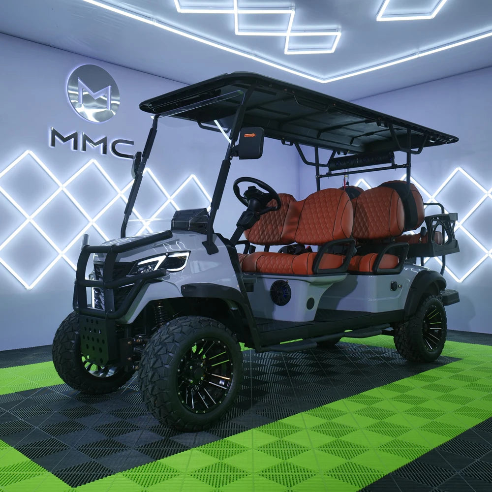 4WD Brand New Utility Vehicle Hunting UTV 4 Seater Golf Car Buggy 10KW 72V Lithium Battery Club Car Off Road Electric Golf Cart
