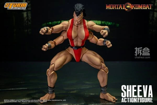 Storm Toys Genuine Mortal Kombat Series Sheeva Shao Kahn Fighting Game Collection Standard Version 1/12 Action Figures Model Toy