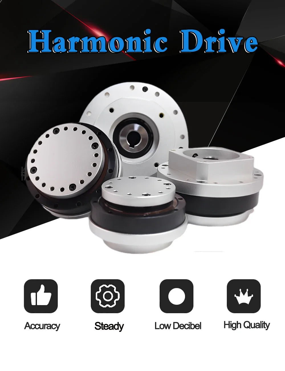20 Arcsec Harmonic Reducer Harmonic Drive Robot  Arm Collaborative Robots For Humanoid Robot Manipulator Factory automation