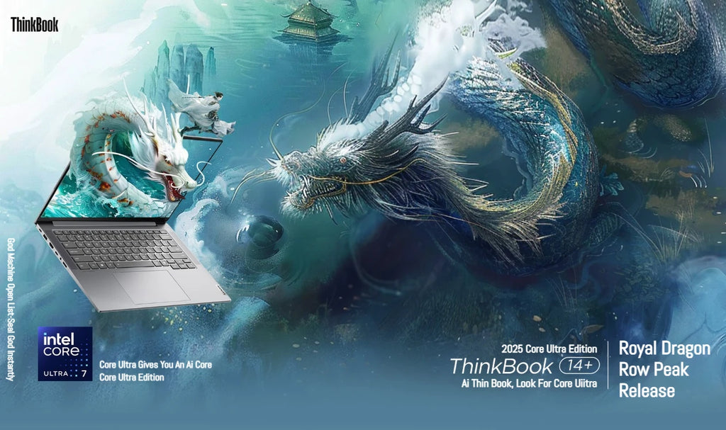 Lenovo ThinkBook 14+ Laptop Ultra 5 225H/Ultra 7 255/Ultra 9 285H/Intel Arc 130T/140T 32GB DDR5 1T SSD 14.5 inches 120Hz Screen