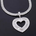 Provence Hip Hop Necklace for Men Moissanite Pendant for Women 18 Inch S925 Miami Rocky Drop Necklace Custom Jewelry
