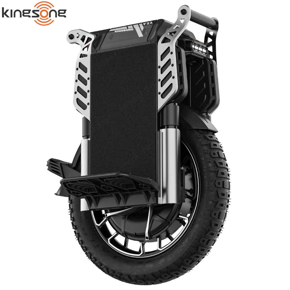 Newest KingSong F22 Pro 176V 3108Wh 50S Battery 5500W Motor 130+ km/h Idle Speed 100mm Travel Suspension 2.75-14 Tire Unicycle