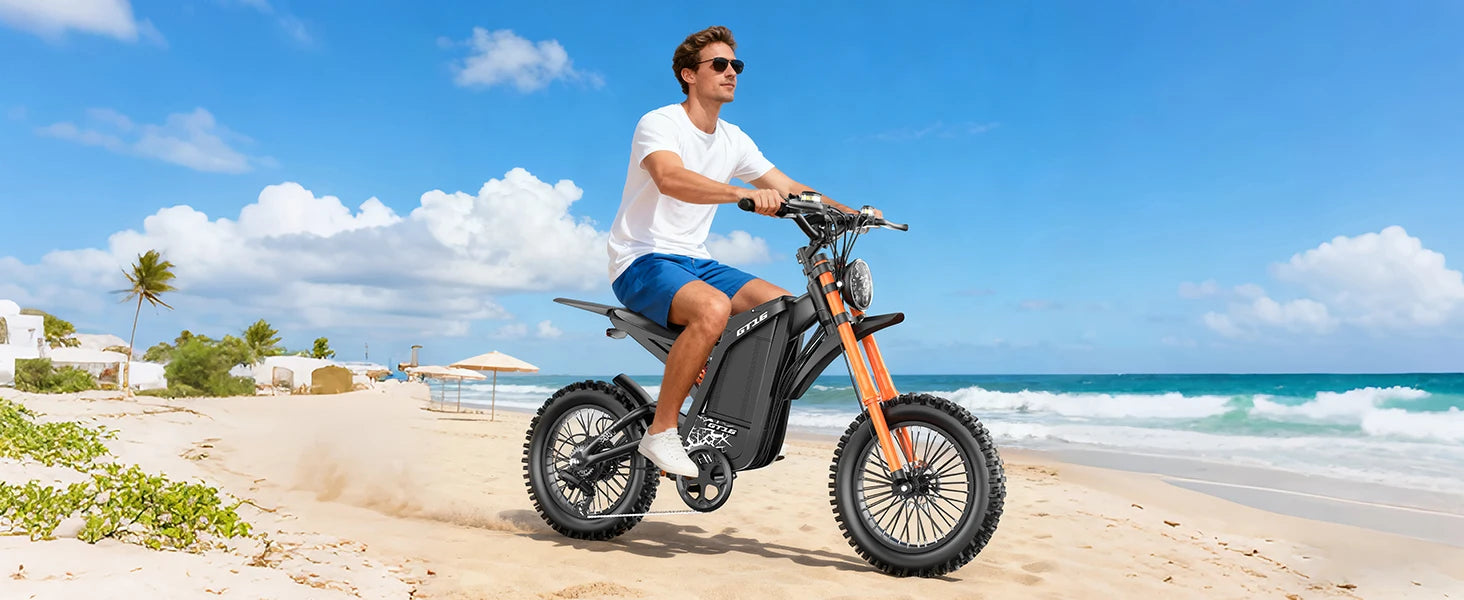 Electric Bicycle 1500W motor 48V25AH big battery e-bike The range is 55-60km Maximum speed 36MPH Mountain off-road Electric bike