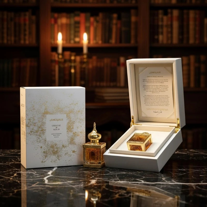 AMOUAGE 50ml Luxury Unisex Eau De Parfum Long Lasting Elegant Radiant Sensual Fragrance with Rich Amber Floral Warm Creamy Aura
