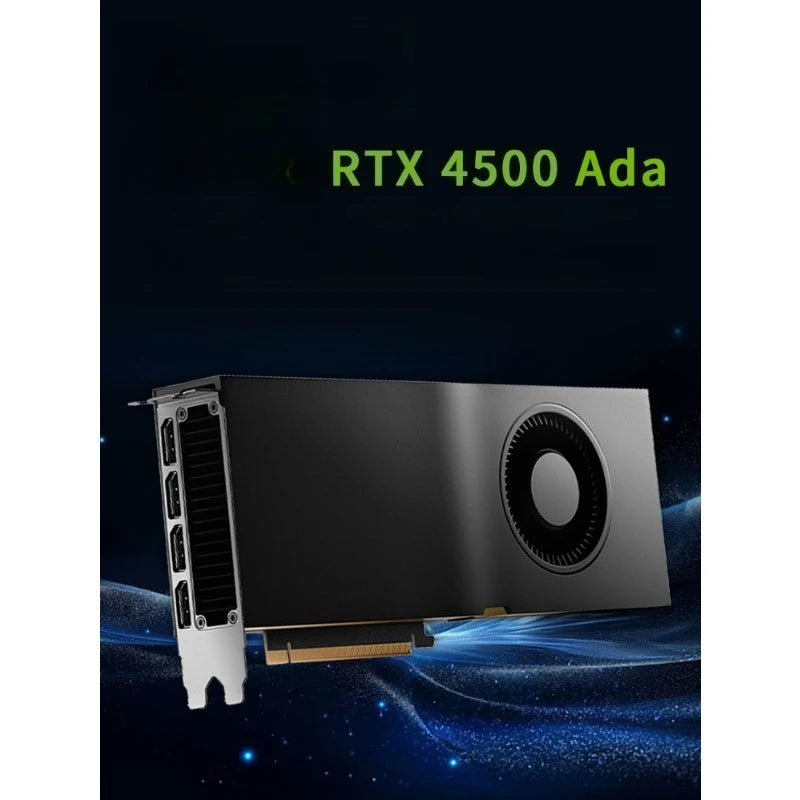 RTX 4500 Ada professional graphics discrete graphics card 24G modeling rendering AI live video clips