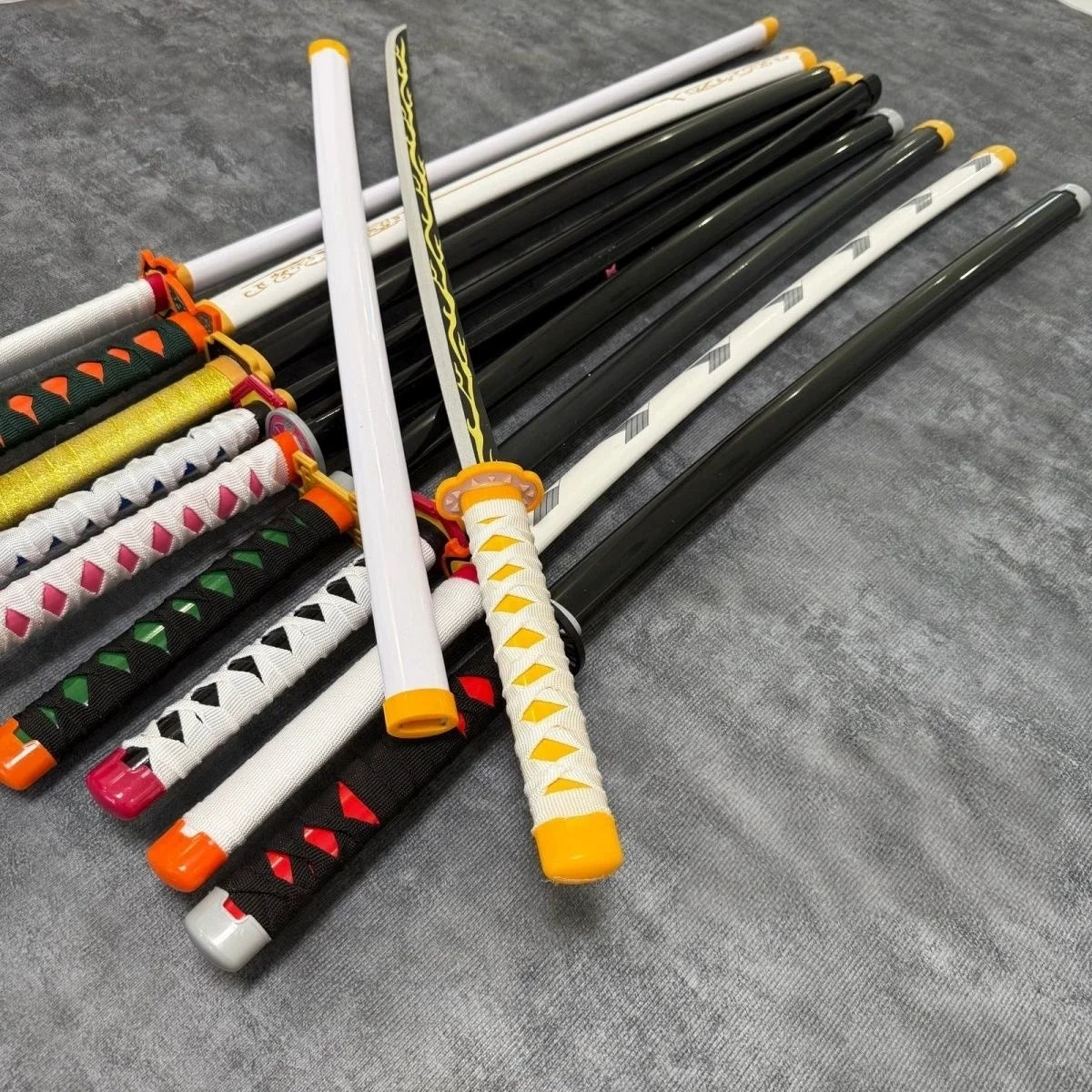 40inch Bamboo Katana Anime Cosplay Costume Prop Large Safe Ninja Knife Blade Real Size Japanese Original Samurai Sword Toy Gift