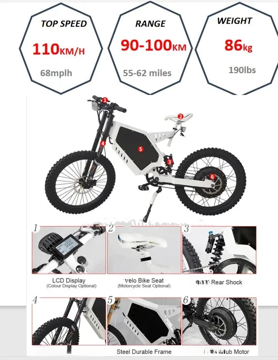 ebike controller ebike electric ebike 12000w