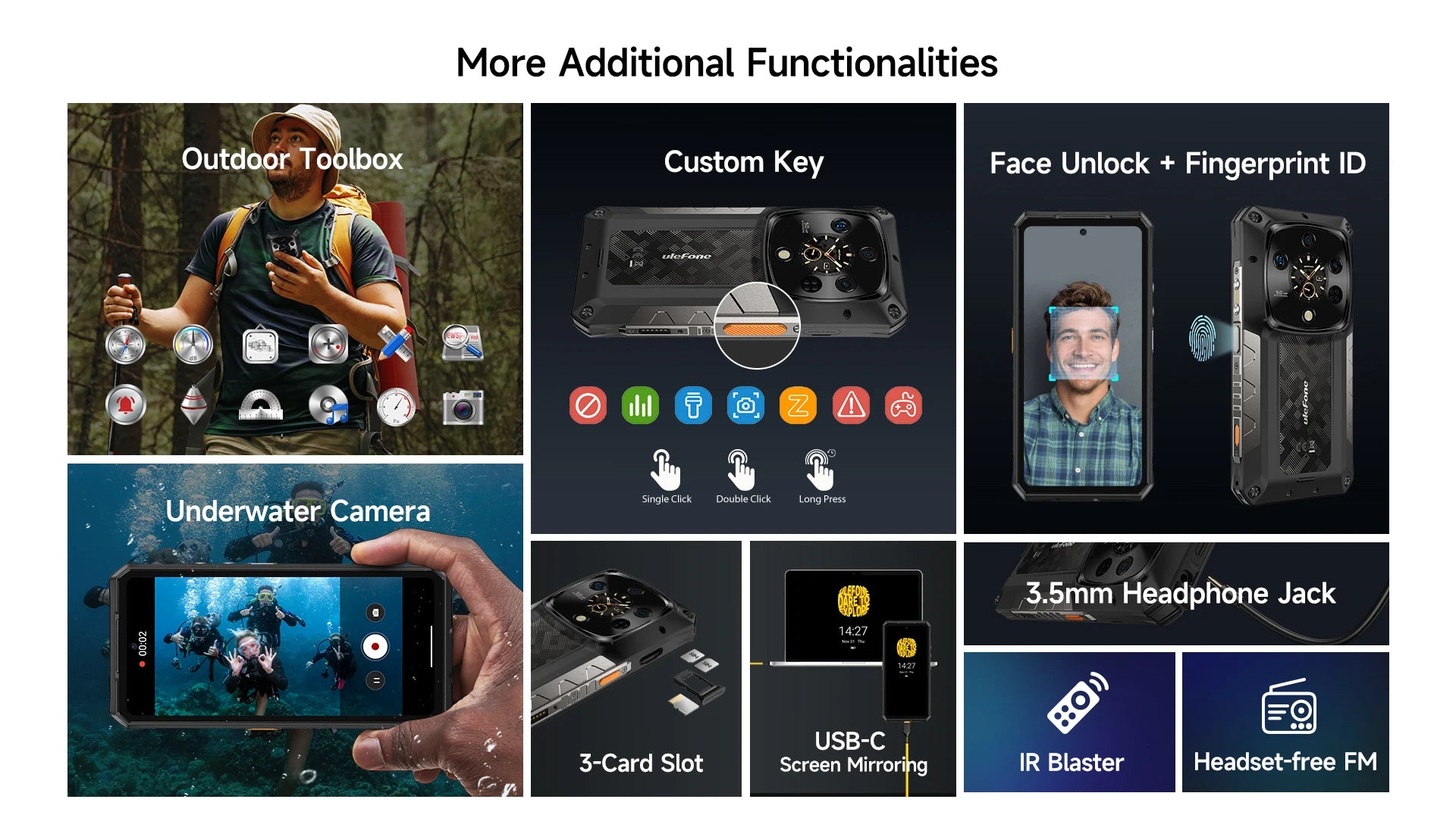 【Ships from US 】Ulefone Armor 28 Ultra 5G AI Rugged Phone 1TB ROM+32GB RAM Android Smartphone AMOLED 6.67" 10600mAh Mobile pho