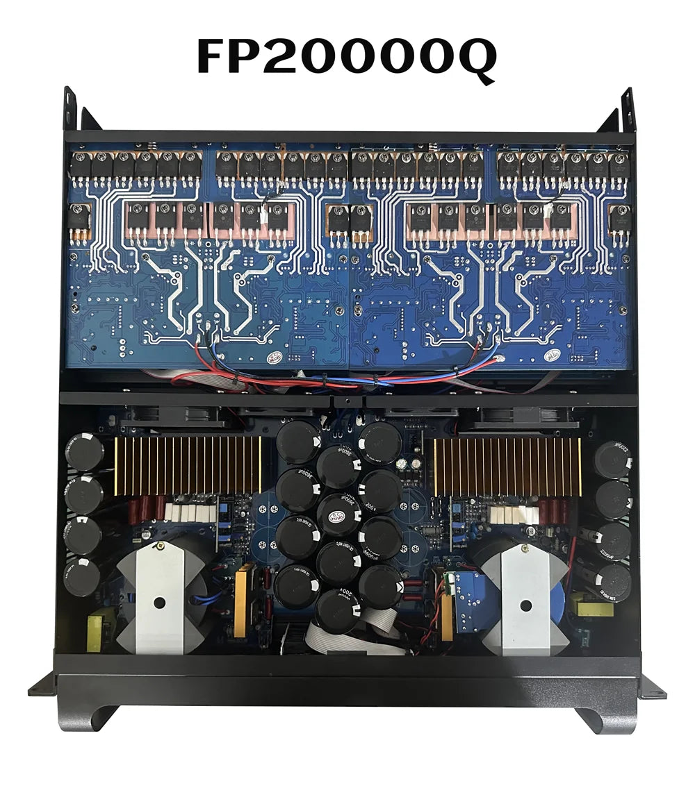 FP10000Q/FP20000Q Professional Audio Power Amplifier 2 Ohm Stable 4 Channels Class TD Amp 4x1350W 10000 Watts ON-Semi Live Show
