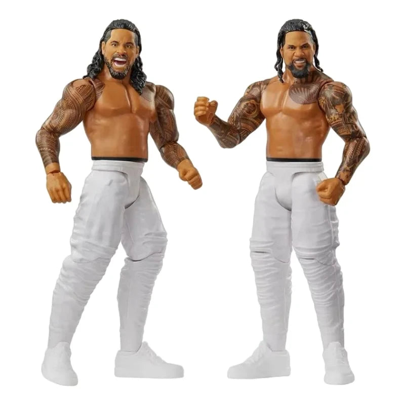2024 New Hot WWE Figure 16cm Pvc Statue Jimmy Jey Uso The Usso Brothers Fighting Challenge Arena Worlds Wrestling Gladiator Toys