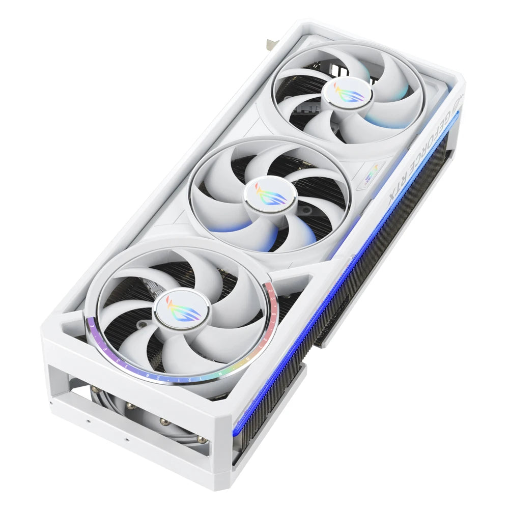 ASUS ROG Astral RTX 5080 O16G White Gaming Graphics Card 16GB GDDR7 PCIe 5.0 Quad-Fan Blackwell DLSS 4 White Edition