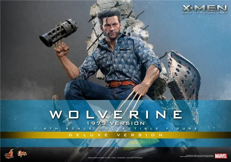 【MT】Hot Toys MMS660 Marvel  X-Men 1973 Version Wolverine Hugh Jackman Full Set Model 12In Soldier 1/6 Action Figure Movable