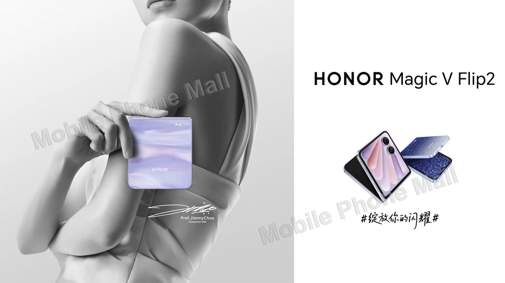 Original HONOR Magic V Flip 2 5G Foldable Phone 6.82 Inches OLED Display Snapdragon 8 Gen 3 Camera 200MP Google Play Smartphone