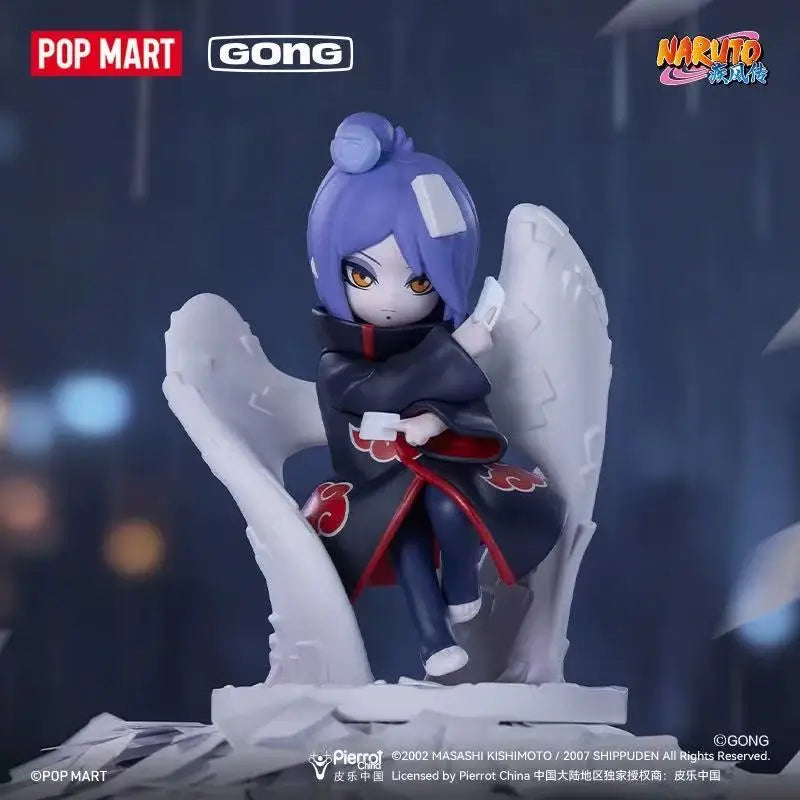 POP MART GONG Naruto Shippuden Akatsuki Arc Series Trendy Blind Random Box Toys Mystery Box Guess Action Figure Surprise Gift