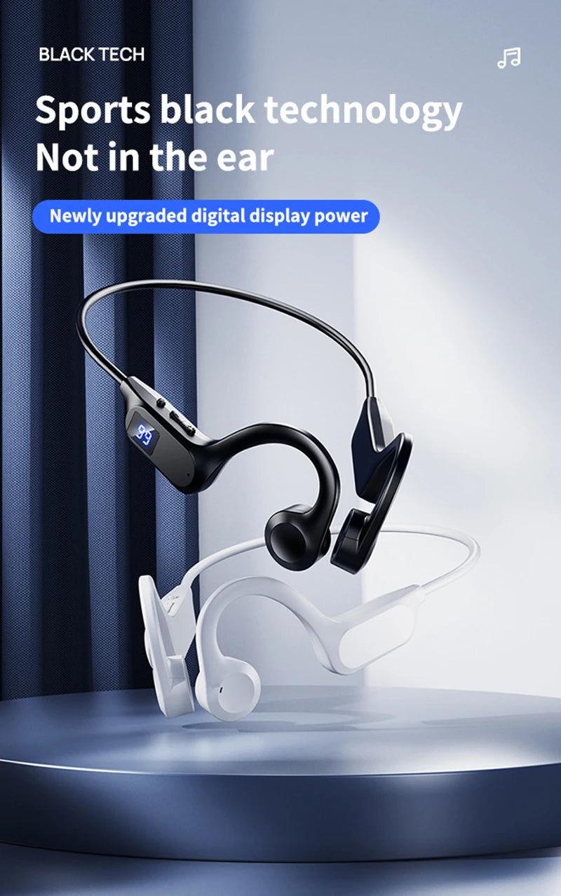 Hot X7 X8 Real Bone Conduction Sport Headphone Wireless Earphone Bluetooth-Compatible Headset Hands-free with Mic for Swimming