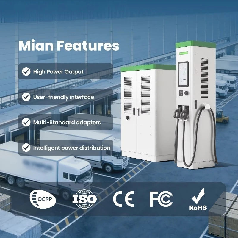 480kW Split Level 3 DC Fast EV Charger Station 3 Phase Charging Station for Electric Vehicles