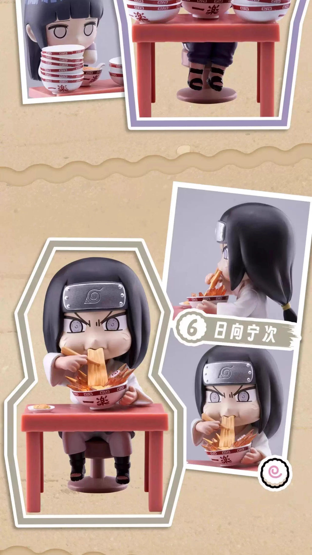 New In Stock Genuine Bandai Naruto Breeze Ramen Lamian Noodles Theme Blind Box Handmade Ornament  Gift Naruto Sasuke Model Toys