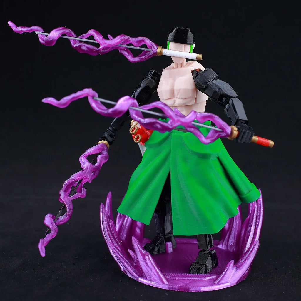 9L3D Printed Anime One Piece Naruto Demon Slayer Dummy13 Lucky T13 Movable Shapeshift Action Figures Mannequin Toys Collectors