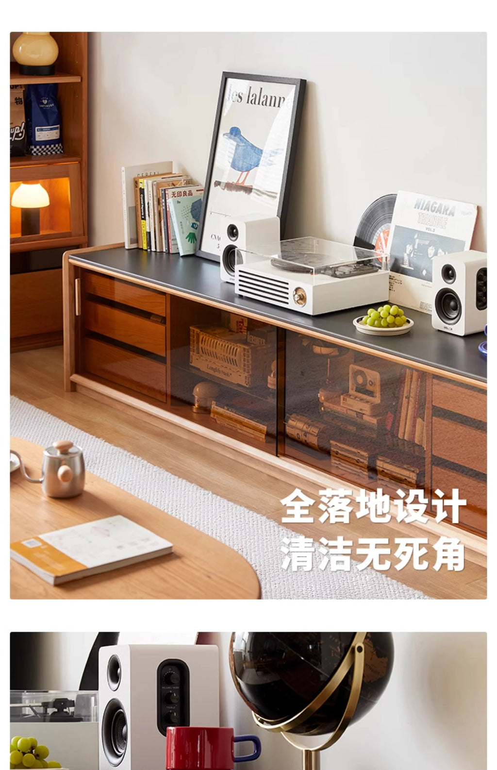 E136  Storage Universal Tv Stand Modern Nordic Organizer Luxury Modern Tv Cabinet Living Room Led Mueble Para Televisor Furnitur