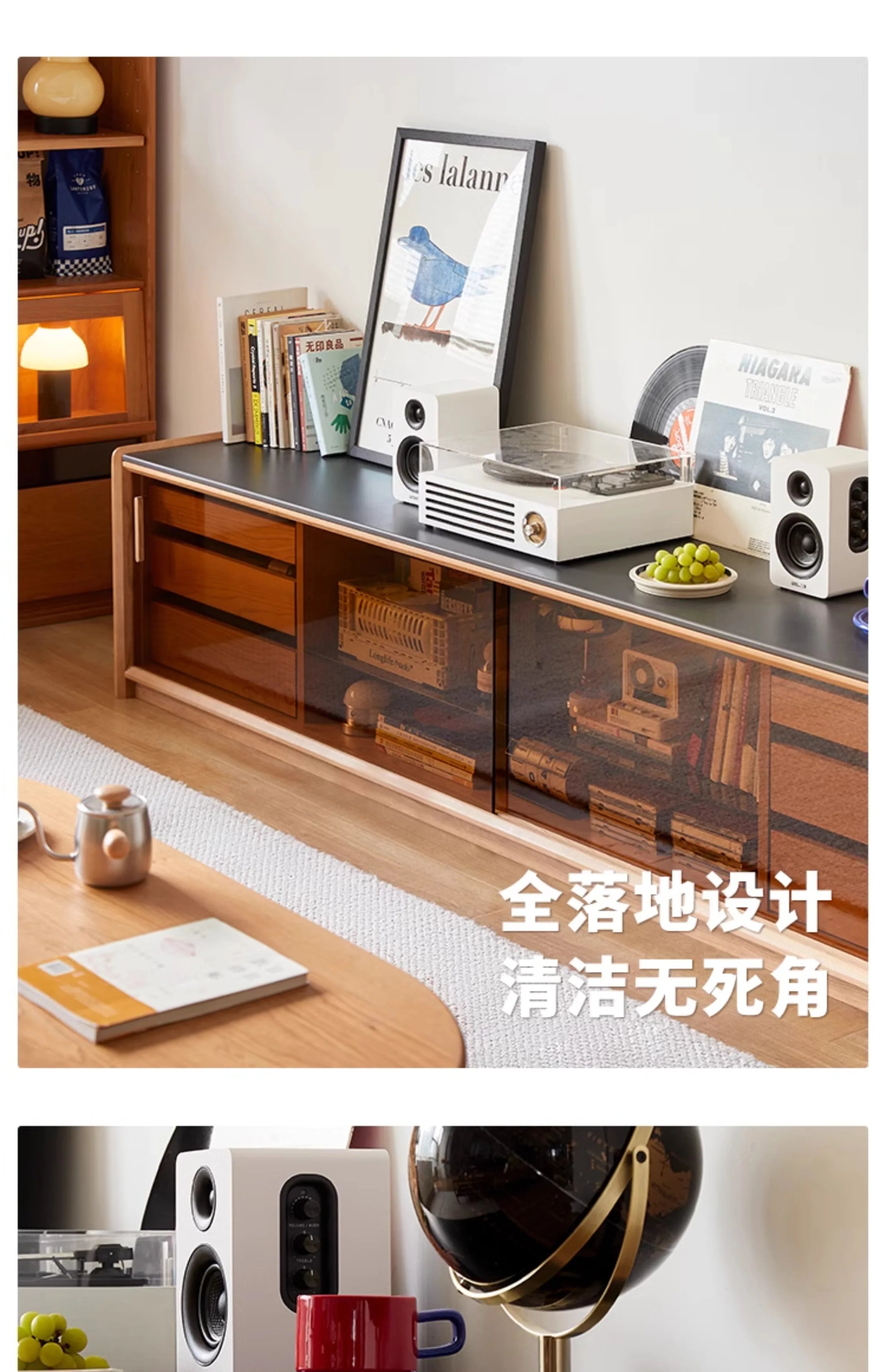 E136  Storage Universal Tv Stand Modern Nordic Organizer Luxury Modern Tv Cabinet Living Room Led Mueble Para Televisor Furnitur