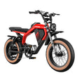 E-Bike 1500W Motor 52V20AH All-terrain Fully Suspended Off-road Motorcycle Electric Bike 20*4.0-inch Fat Tire  Electric Bicycle
