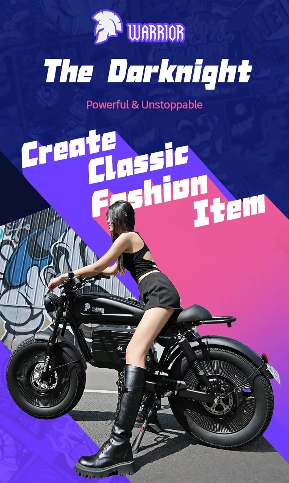 Electric bike himoto 3000W Motor 48V60AH lithium battery adult Off-road Electric Bicycle 20 inch fat tire Hydraulic brake E-bike